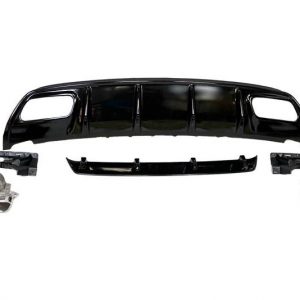 Difusor Trasero Mercedes Clase A W176 2012-2018 Look AMG A45 ABS