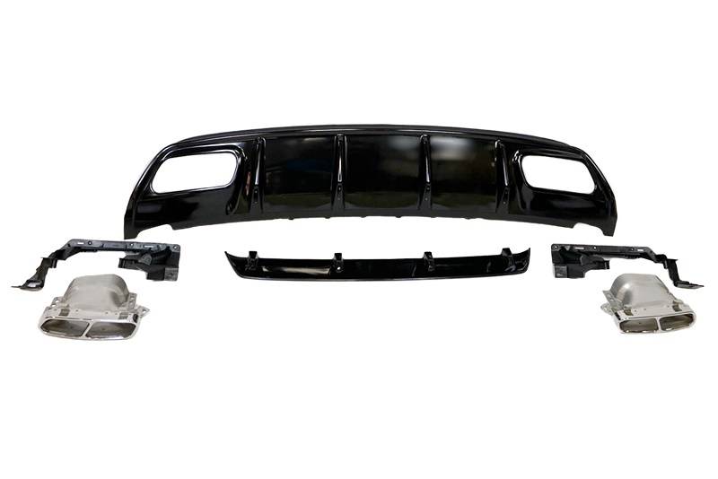 difusor-trasero-mercedes-w176-2013-2017-look-a45-abs-3.jpg Difusor Trasero Mercedes Clase A W176 2012-2018 Look AMG A45 ABS