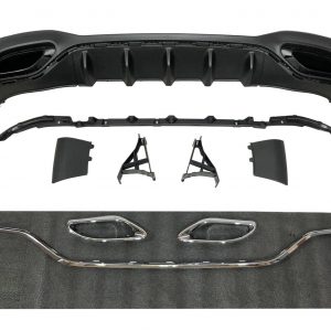 Difusor Trasero Mercedes Clase A W177 2018-2023 Look AMG