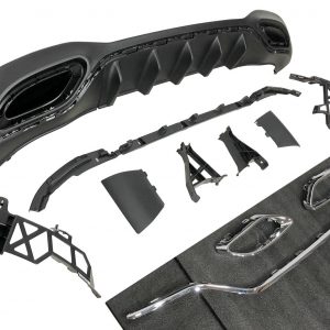 Difusor Trasero Mercedes Clase A W177 2018-2023 Look AMG