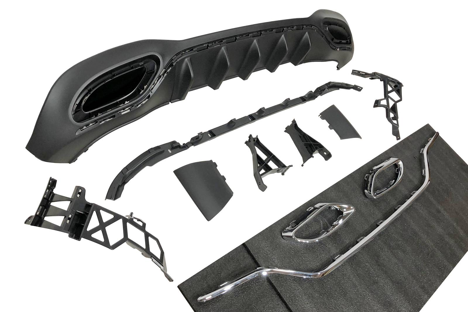 difusor-trasero-mercedes-w177-2018-2023-look-amg-2.jpg Difusor Trasero Mercedes Clase A W177 2018-2023 Look AMG