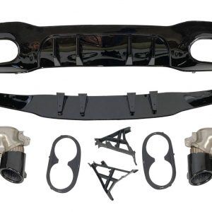 Difusor Trasero Mercedes Clase A W177 2018-2023 / 2023+ Look AMG A45