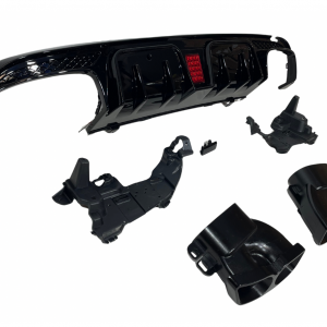Difusor Trasero Mercedes Clase C W205 2019+ 4P / SW Look BRS