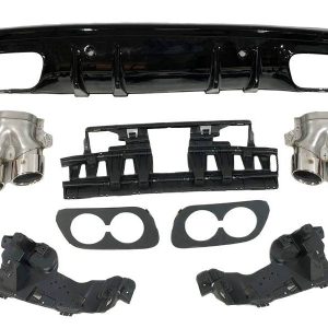 Difusor Trasero Mercedes Clase C W205 2019+ 4P / SW Look AMG C43