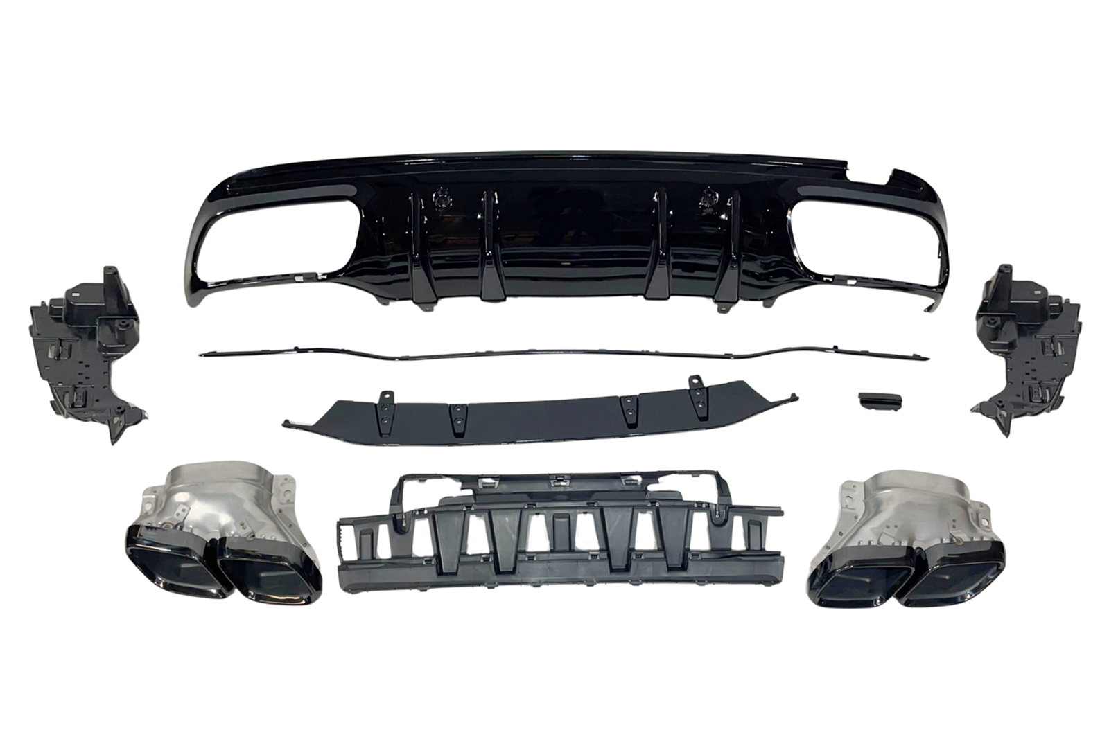 difusor-trasero-mercedes-w205-2019-4p-sw-look-c63-black.png Difusor Trasero Mercedes Clase C W205 2019 4P / SW Look C63 Black