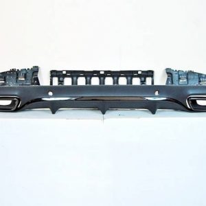 Difusor Trasero Mercedes Clase C W205 2014-2018 Coupe Look AMG C63 BLACK ABS