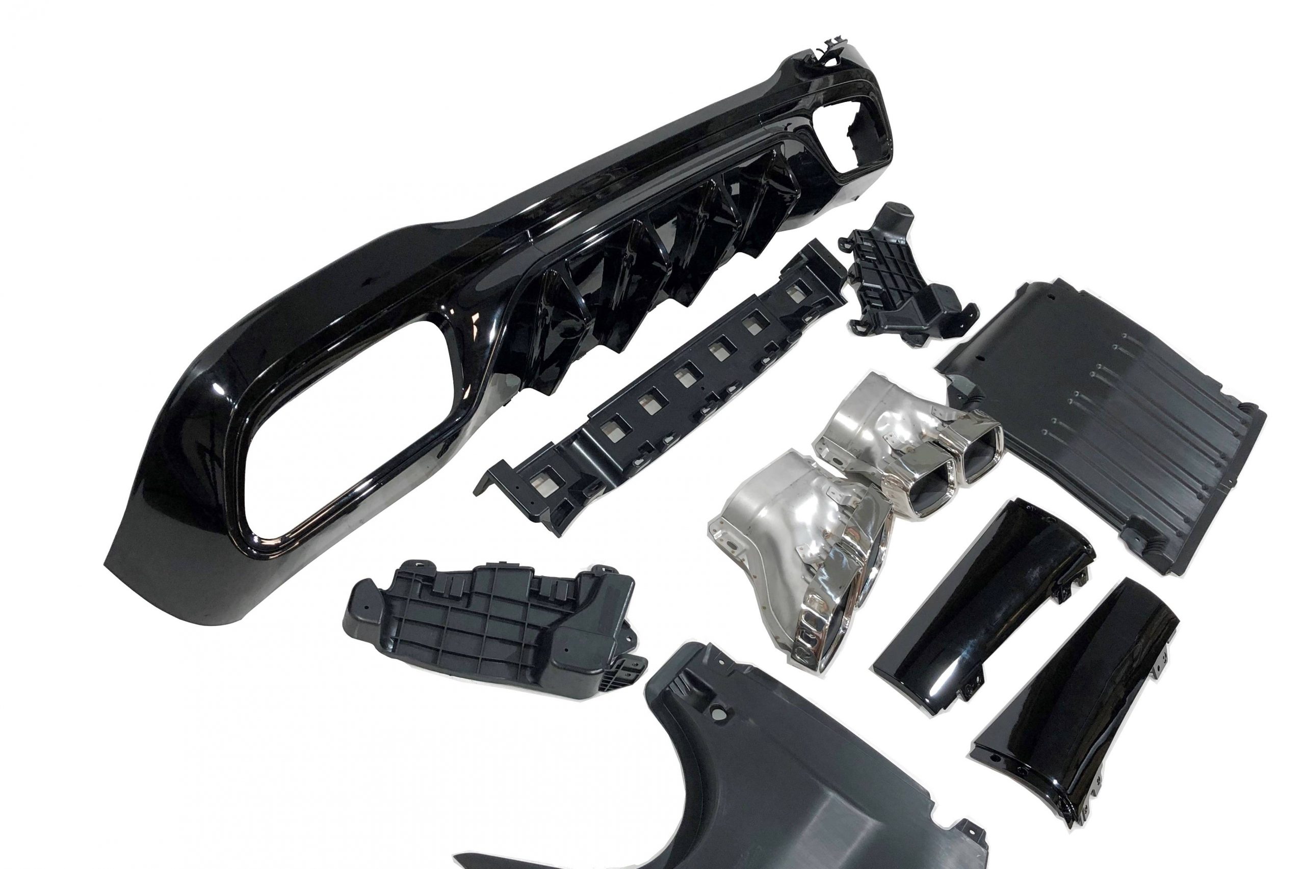 difusor-trasero-mercedes-w206-look-c63-3.jpg Difusor Trasero Mercedes Clase C W206 Sedan / SW Look C63