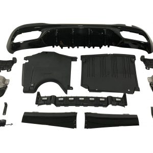 Difusor Trasero Mercedes Clase C W206 Sedan / SW Look C63
