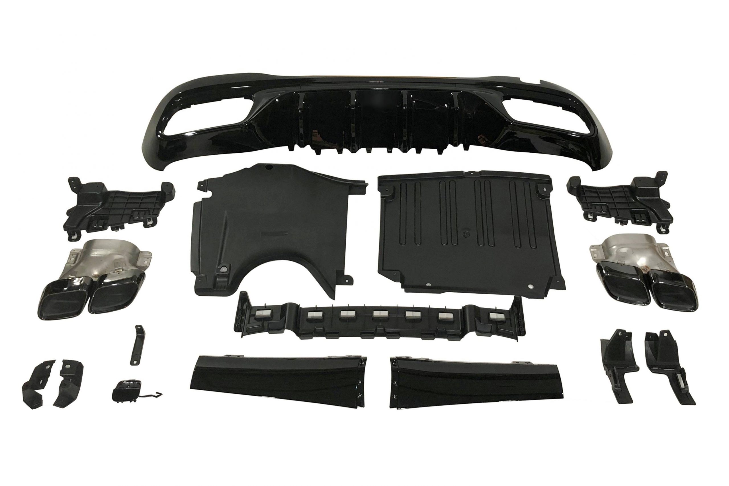 difusor-trasero-mercedes-w206-look-c63-4.jpg Difusor Trasero Mercedes Clase C W206 Sedan / SW Look C63