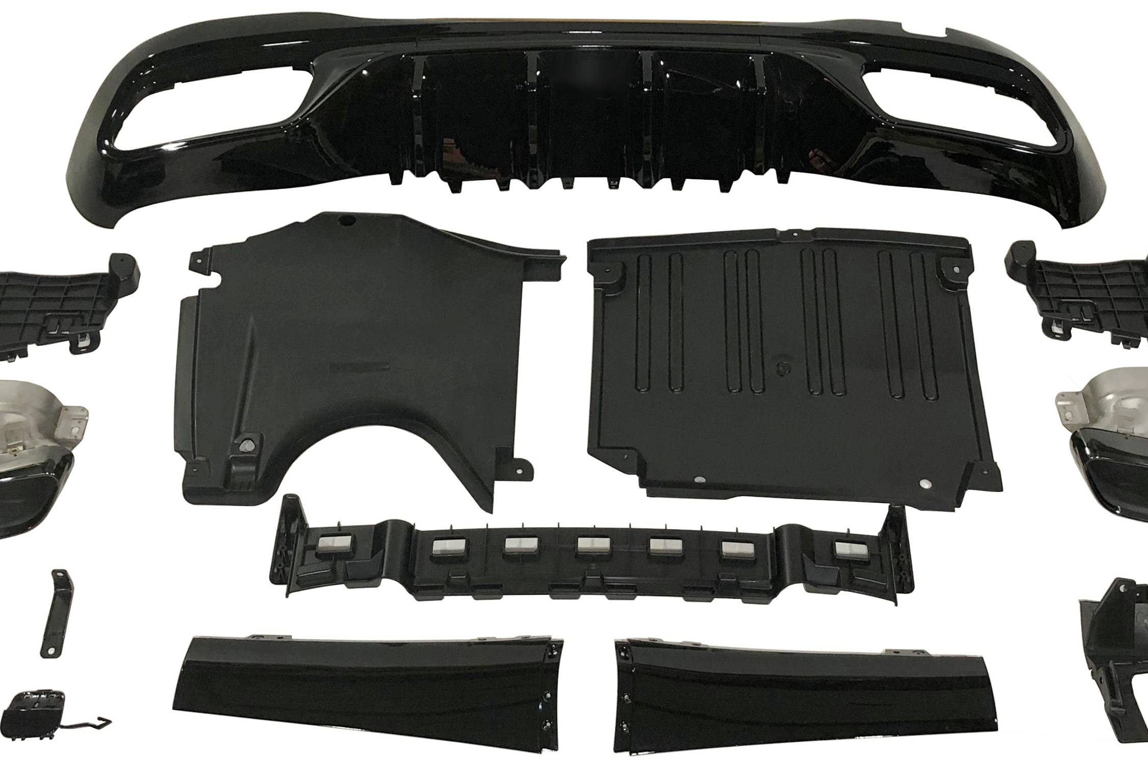 difusor-trasero-mercedes-w206-look-c63-5.jpg Difusor Trasero Mercedes Clase C W206 Sedan / SW Look C63