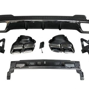 Difusor Trasero Mercedes Clase E W212 2014-2015 SW / 4P Look AMG E63