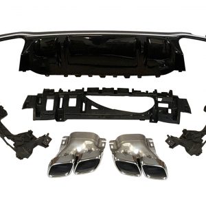 Difusor Trasero Mercedes Clase E W213 2020+ 4 puertas look AMG E63 ABS