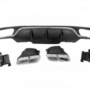 Difusor Trasero Mercedes Clase E W213 4 puertas / Station Wagon look AMG E63 ABS