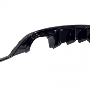 Difusor Trasero Volkswagen Golf 6 look Golf 7.5 R Negro Brillante
