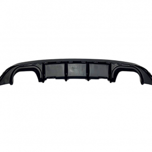 Difusor Trasero Volkswagen Golf 6 look Golf 7.5 R Negro Brillante