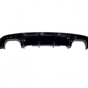 Difusor Trasero Volkswagen Golf 6 look Golf 7.5 R Negro Brillante