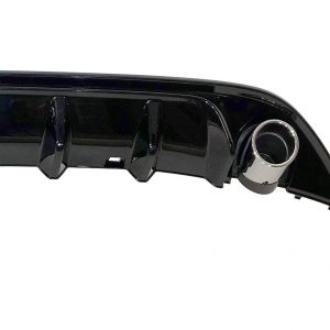 Difusor Trasero Volkswagen Golf 7 Look TCR Negro Brillante