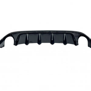 Difusor Trasero Volkswagen Golf 7 Look TCR Negro Brillante