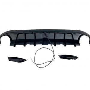 Difusor Trasero Volkswagen Golf 7 Negro Brillante