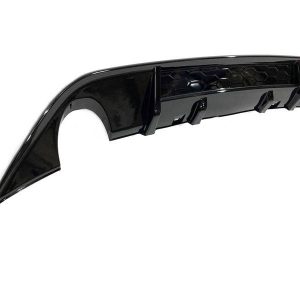 Difusor Trasero Volkswagen Golf 7 Look GTI Negro Brillante