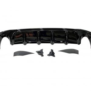 Difusor Trasero Volkswagen Golf 7.5 GTI Negro Brillante