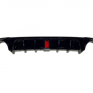 Difusor Trasero Volkswagen Golf 7.5 Negro Brillante
