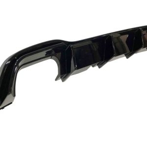 Difusor Trasero Volkswagen Golf 8 GTI Negro brillante 2 Salidas doble