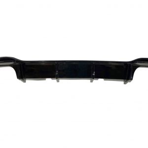 Difusor Trasero Volkswagen Golf 8 GTI Negro brillante 2 Salidas doble