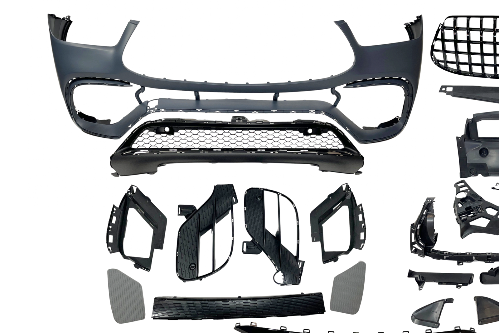 kit-carroceria-mercedes-w167-c167-2020-gle-look-amg-1.png Paragolpes delantero Mercedes GLE W167 / C167 2020+ GLE Look AMG