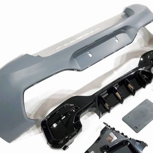 Kit De Carrocería BMW F20 LCI Look M2C 2 Salidas doble Brillante Negro