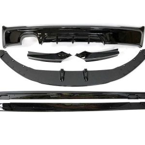 Kit De Carrocería BMW Serie 2 F22 / F23 Look M Performance Brillante Negro 1 Salida