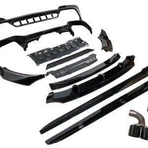 Kit De Carrocería BMW X3 G01 2018-2021 Look M Performance Brillante Negro