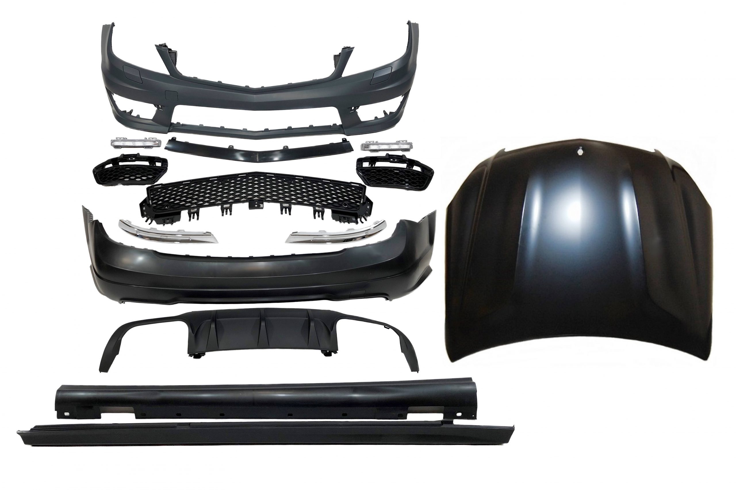 kit-de-carroceria-mercedes-w204-2007-2013-look-amg-capo.jpg Kit De Carrocería Mercedes Clase C W204 2007-2013 Look AMG Capó
