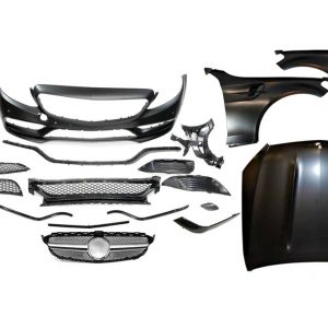 Kit De Carrocería Mercedes Clase C W205 2014-2018 2P/4P/SW Look AMG C63