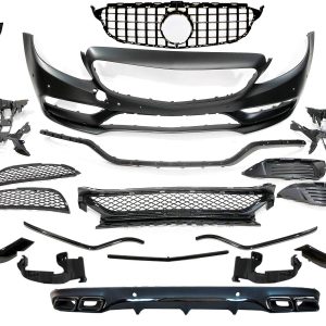 Kit De Carrocería Mercedes Clase C W205 2014-2018 Coupe Look AMG C63