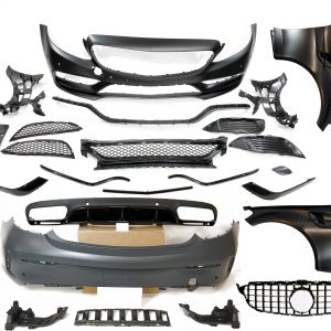 Kit De Carrocería Mercedes Clase C W205 2014-2018 Coupe Look AMG C63