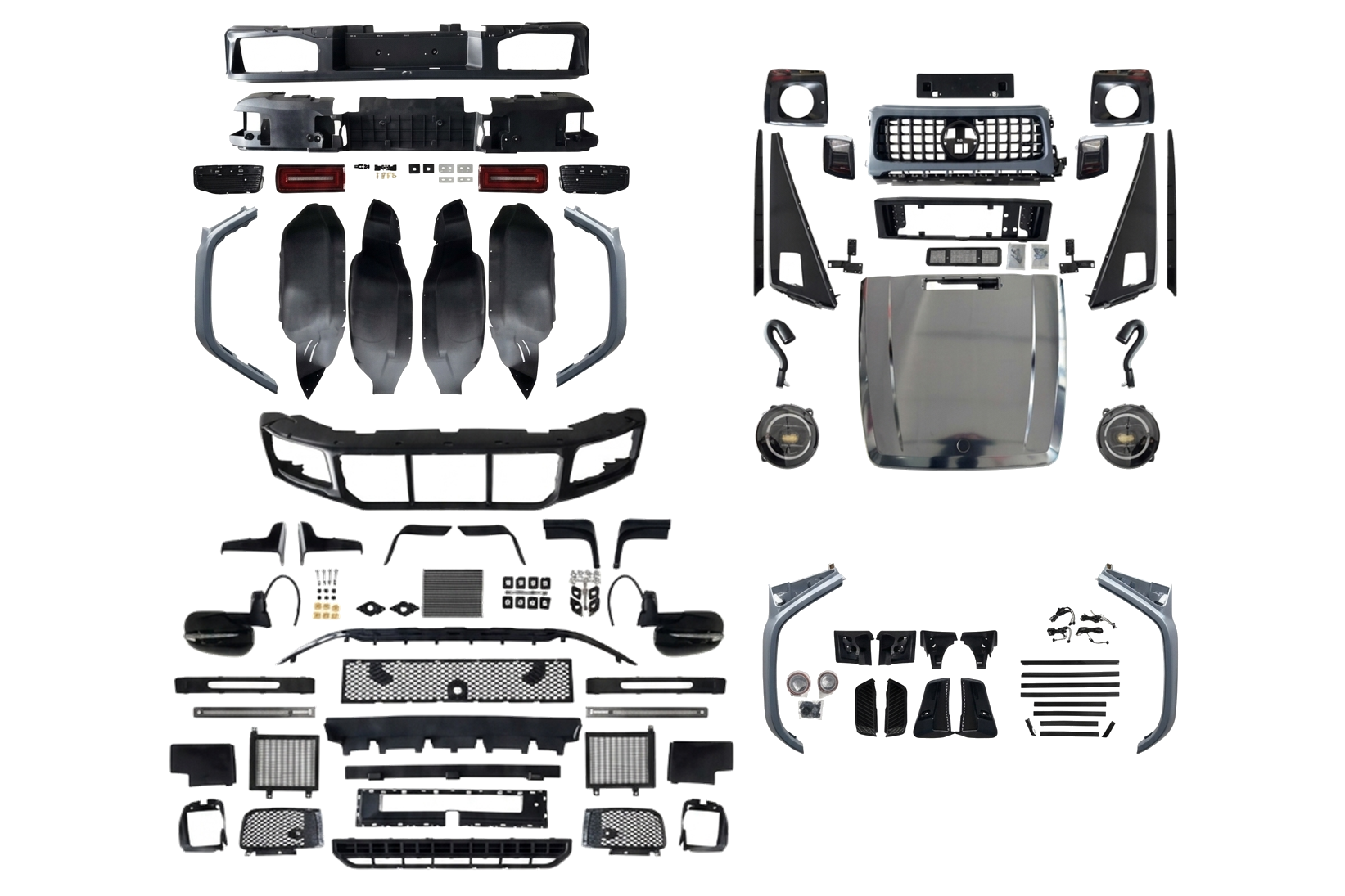 kit-de-carroceria-mercedes-w463-look-w465-brs.png Kit De Carrocería Mercedes Clase G W463 Look W465 BRS