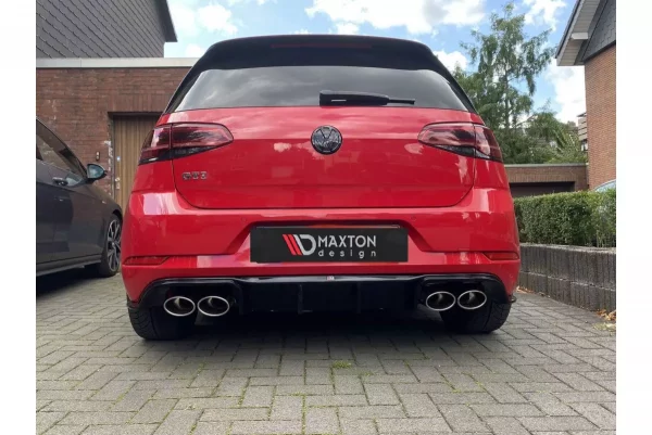 Difusor DTM Look Maxton Design V.3 VW Golf 7,5 negro brillante