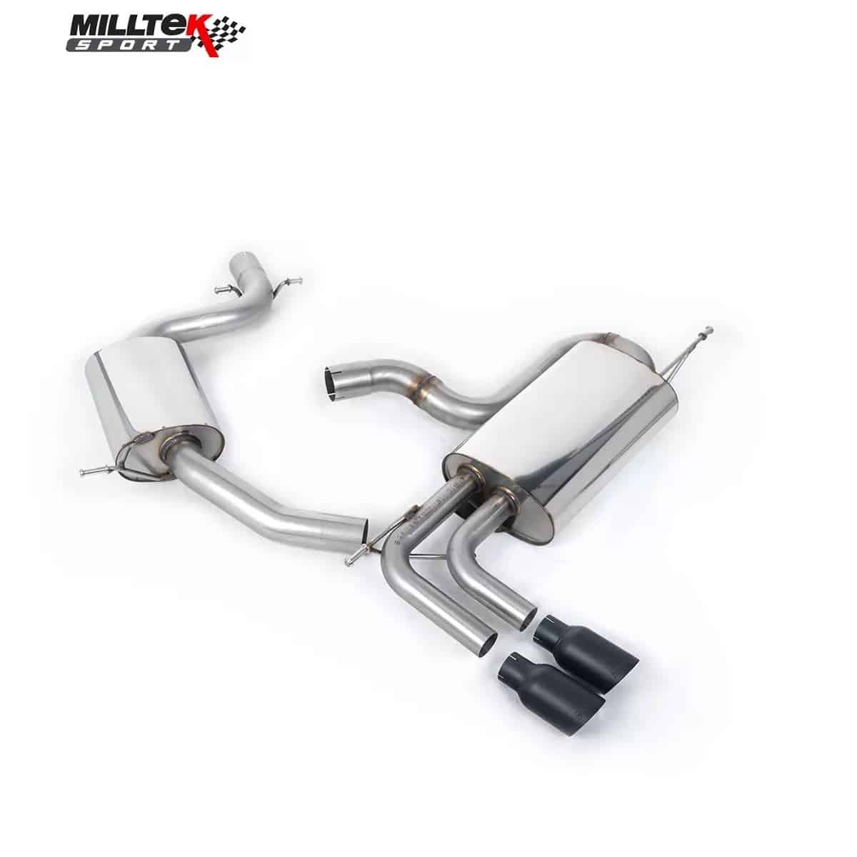 milltek-sport-auspuffanlage-fuer-vw-golf-5-gti-edition-30-20-tfsi-230-ps-2006-2008-nicht-resorniert-schwarz-2-x-80mm - copia Escape Milltek VW Golf 5 GTI 30Th Cat back RESONATED