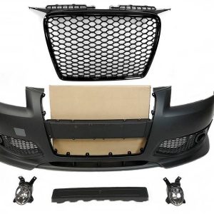 Paragolpes delantero Audi A3 05-08 Look RS3 Black Antinieblas