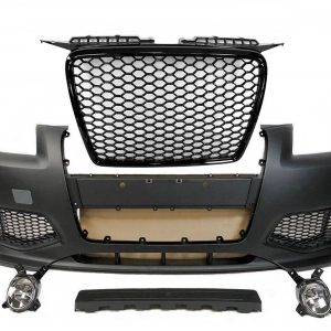Paragolpes delantero Audi A3 05-08 Look RS3 Black Antinieblas