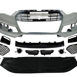 Paragolpes delantero Audi A6 2015-2018 C7 Look RS6 Carbono