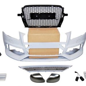 Paragolpes delantero Audi Q5 2012-2016 Look RSQ5 + Cubre espejos