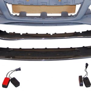 Paragolpes delantero Audi TT 06-14 8J Look RS Spoiler Look Carbono