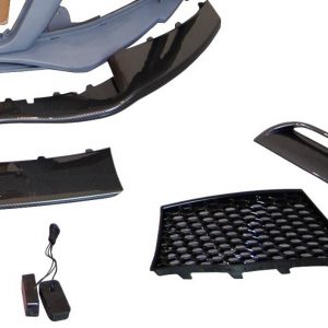 Paragolpes delantero Audi TT 06-14 8J Look RS Spoiler Look Carbono
