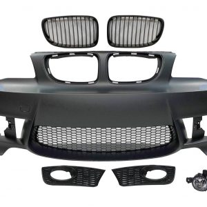 Paragolpes delantero BMW E82/E88/E87/E81 Look M1 05-11 Antinieblas