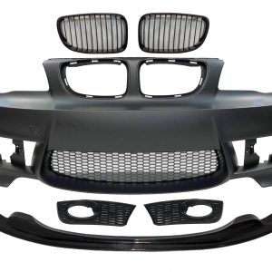 Paragolpes delantero BMW E82/E88/E87/E81 Look M1 05-11 Spoiler Carbono