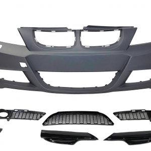Paragolpes delantero BMW E90 / E91 05-08 Look M-Tech Punteras Lavafaros ABS