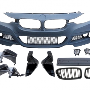 Paragolpes delantero BMW F30/F31 Look M-Tech Parrilla Antinieblas