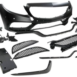 Paragolpes Delantero Mercedes clase C W205 2014-2018 Coupe / 4P / SW look AMG C63